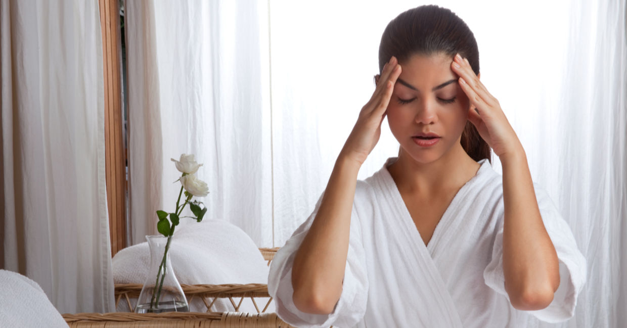 A DIY  facial massage.