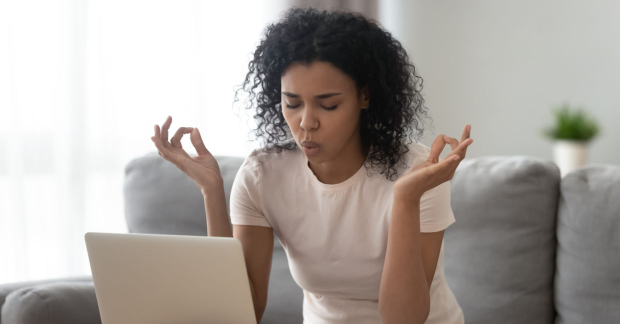 Do breathing exercises at work.