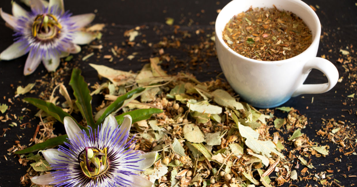 Passionflower tea could help you fall asleep.