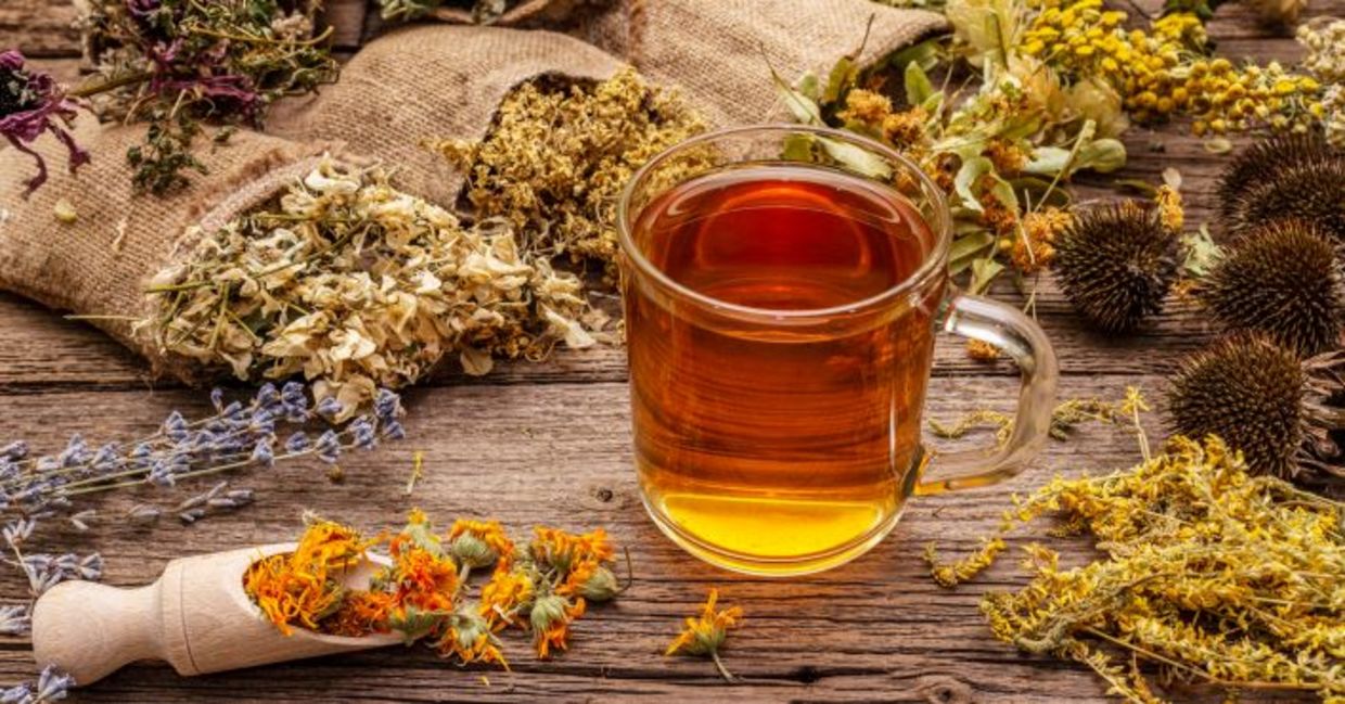 Herbal tea may help calm and relax you.
