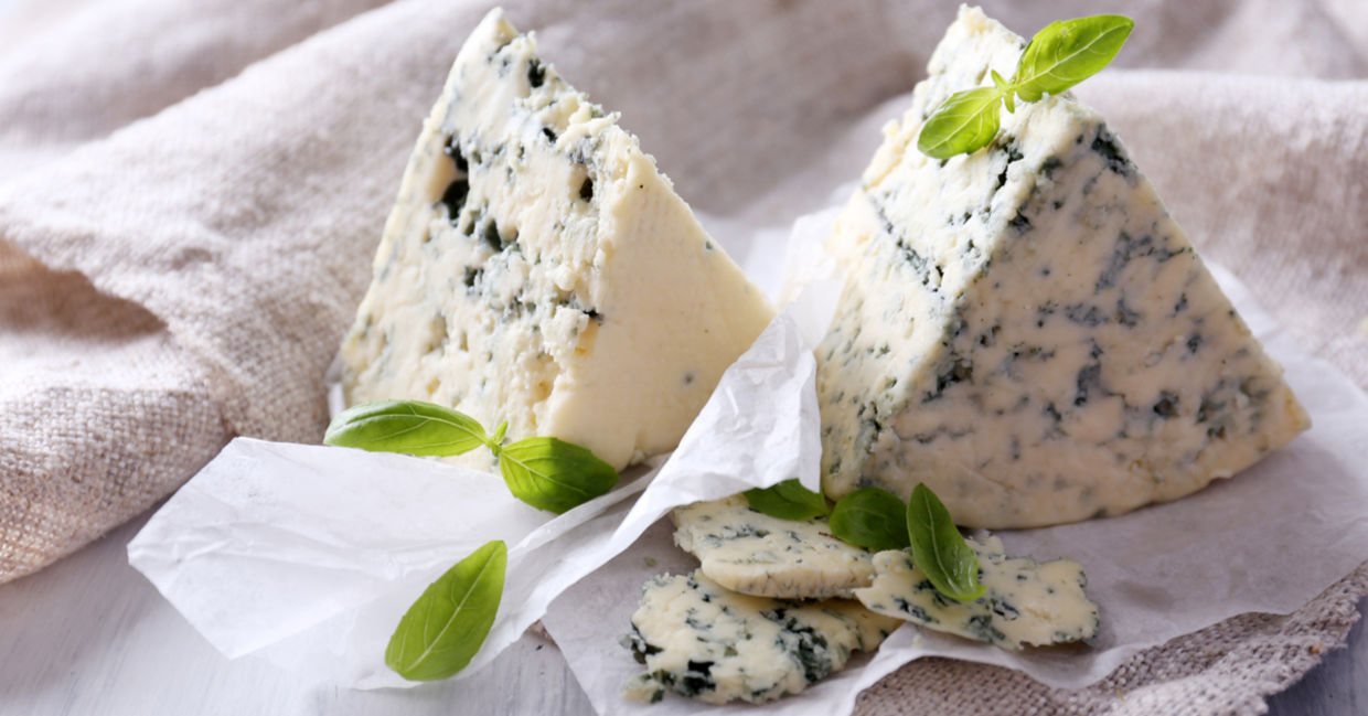 Tasty blue cheese is good for you.