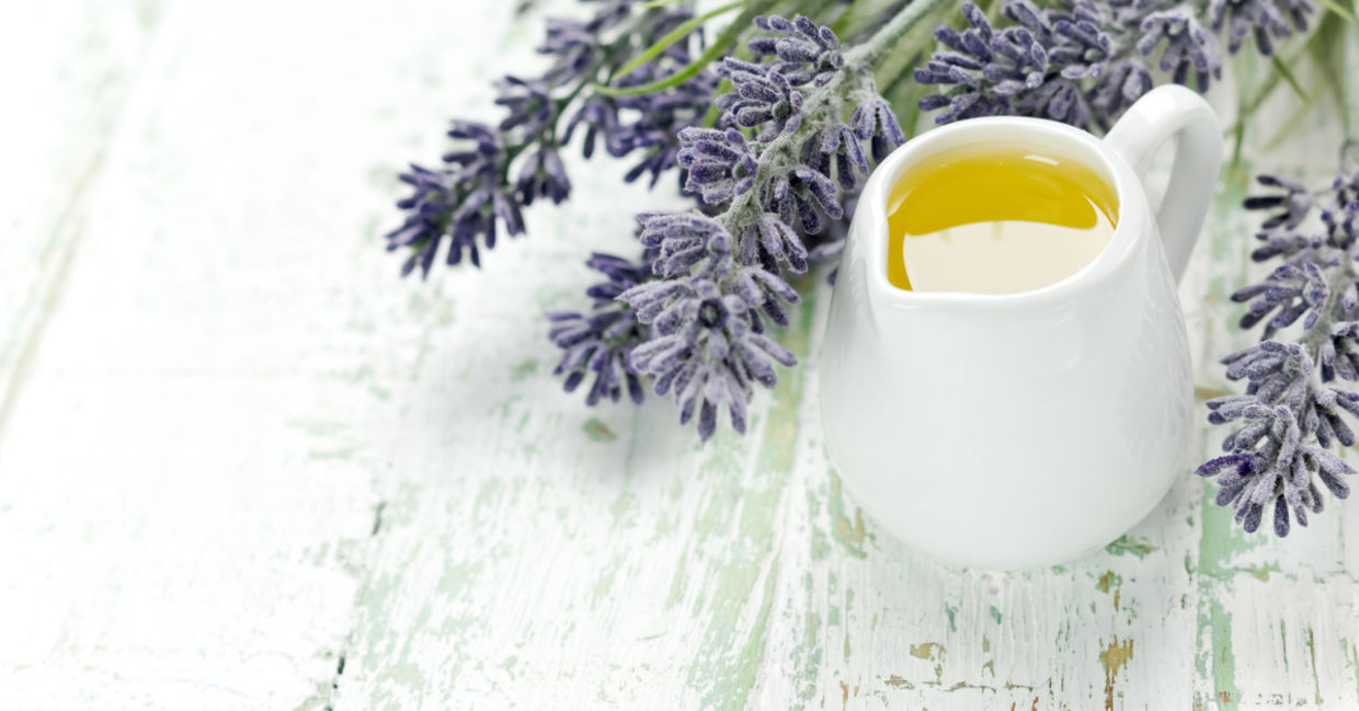 Lavender oil to relieve anxiety.