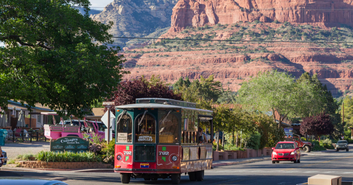 Visit scenic Sedona.