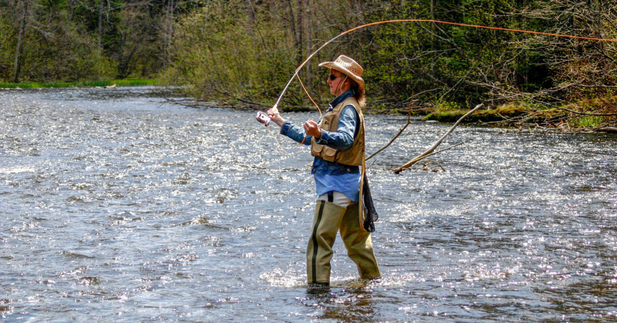 Go fly fishing in Fish Creek.