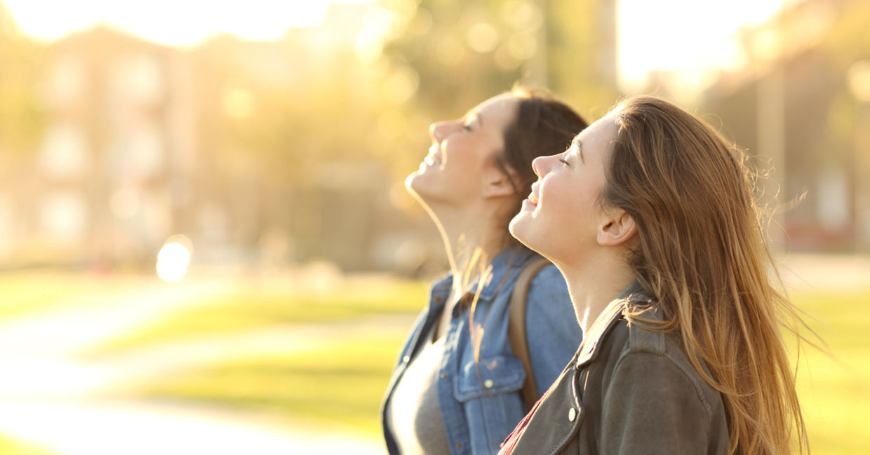 Fresh air and warm sunshine offer true gezelligheid.