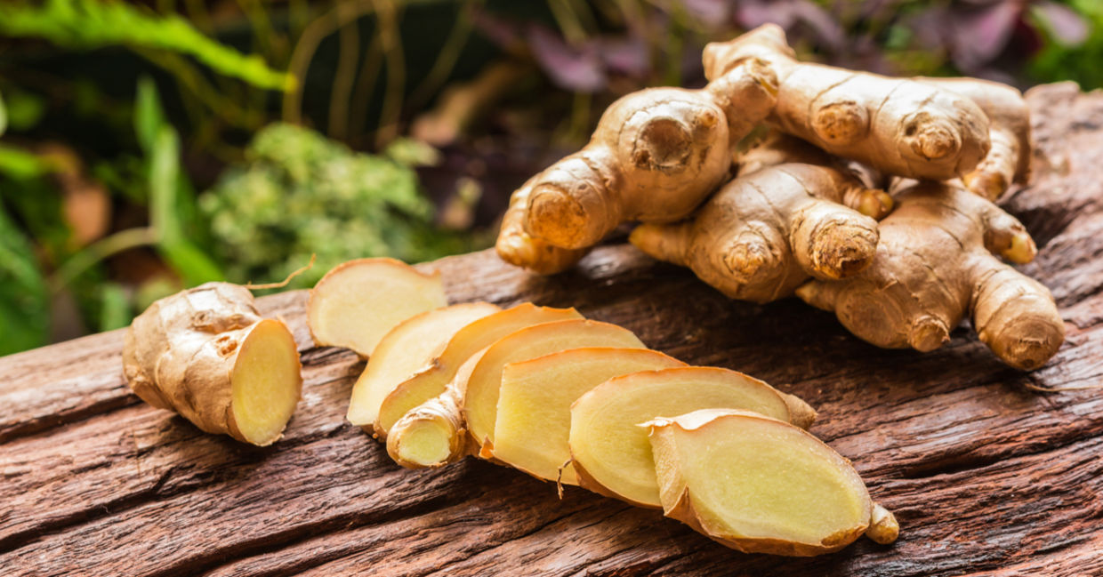 Ginger root has many medicinal uses.