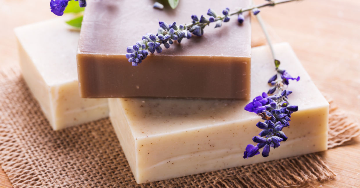 Natural lavender soap is good for you and the planet
