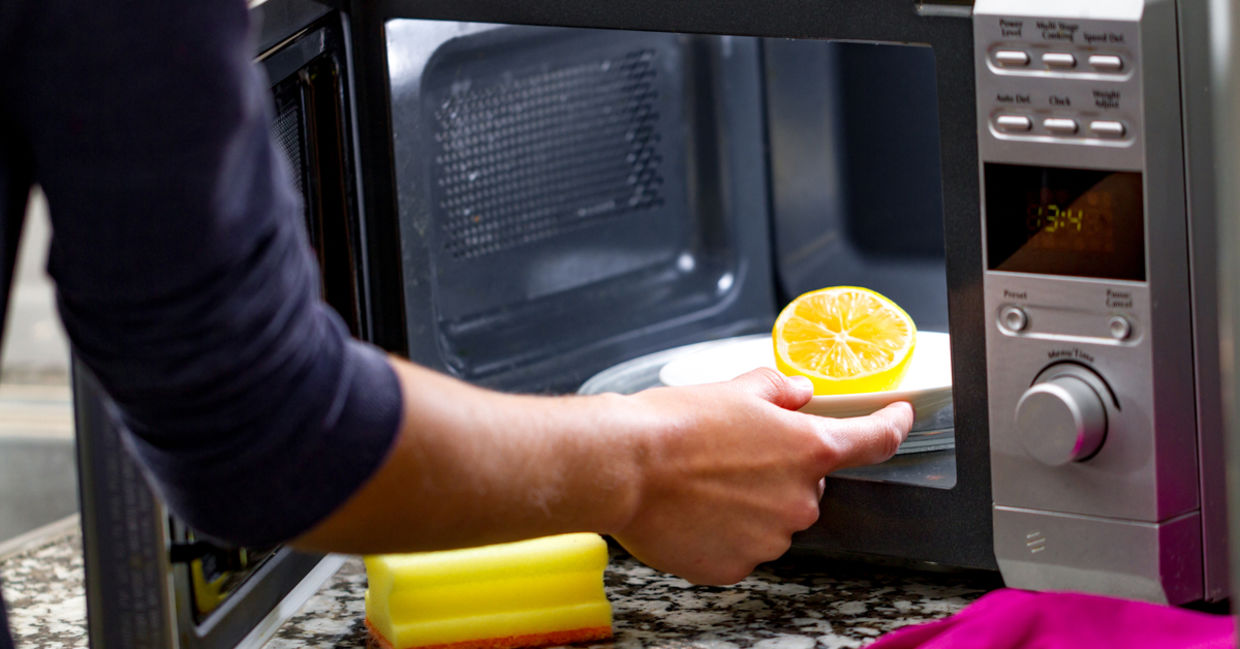 Clean your microwave on