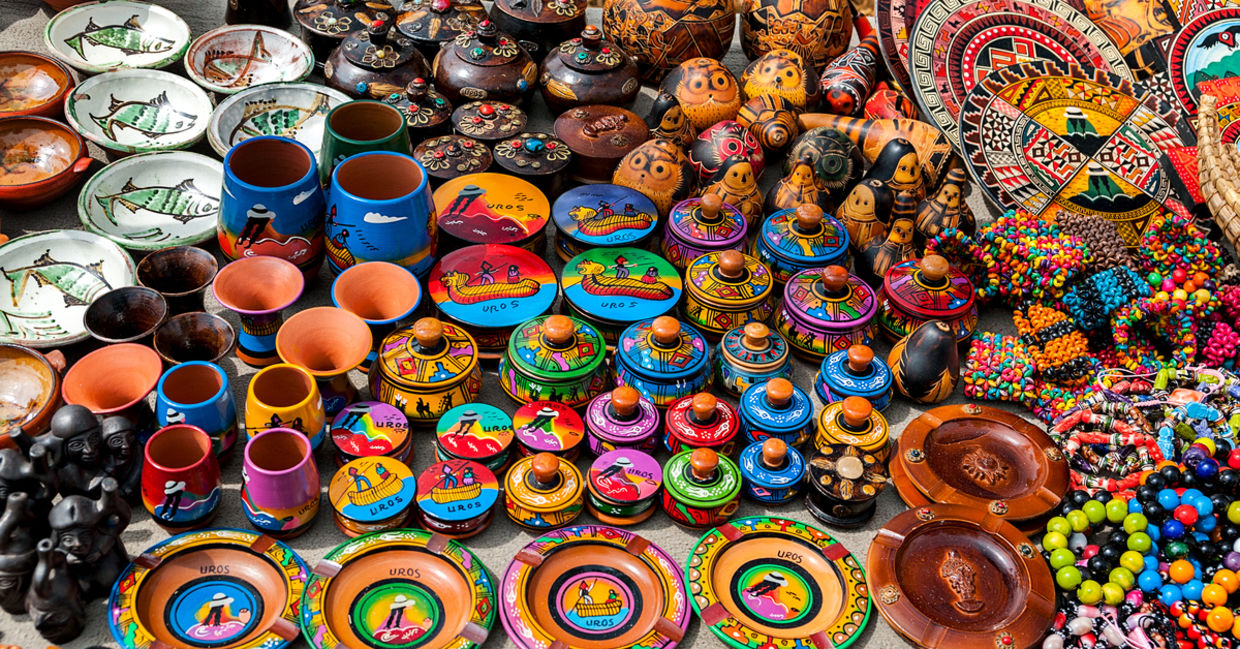 South American crafts.