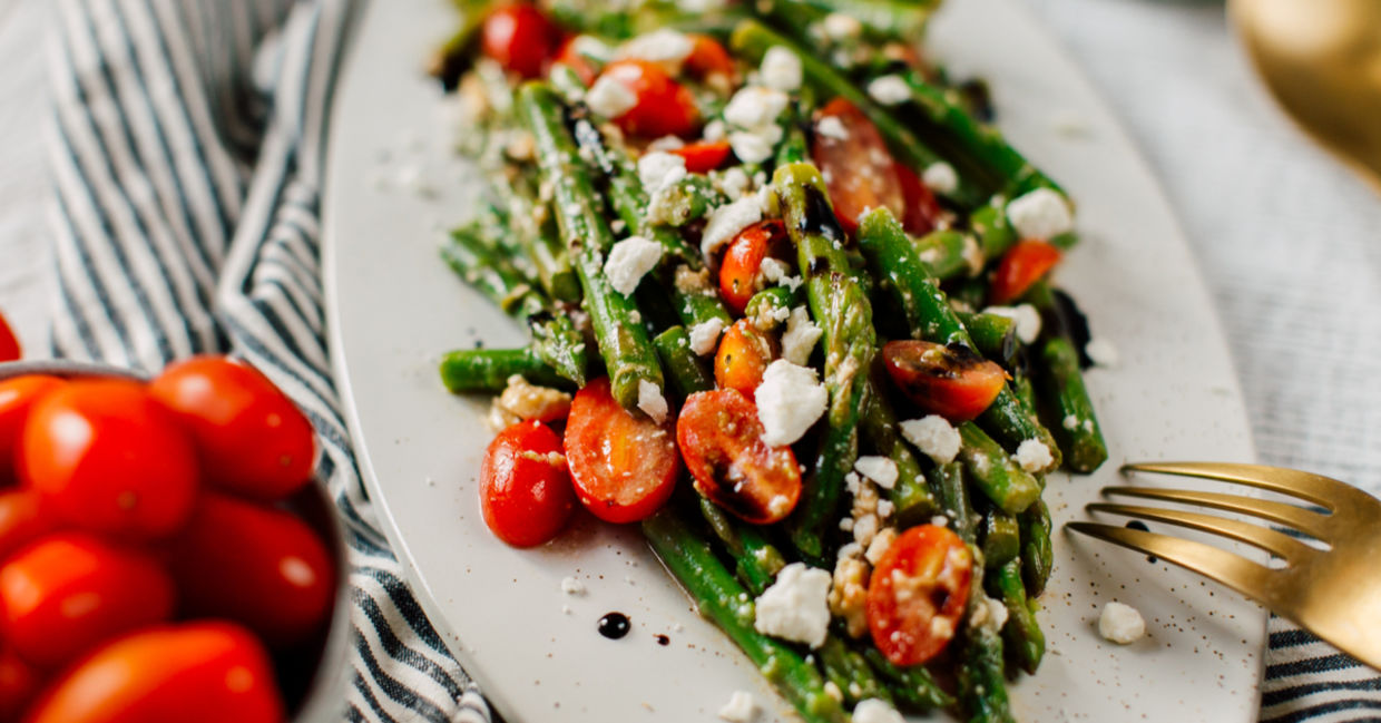 Enjoy this healthy asparagus summer salad.