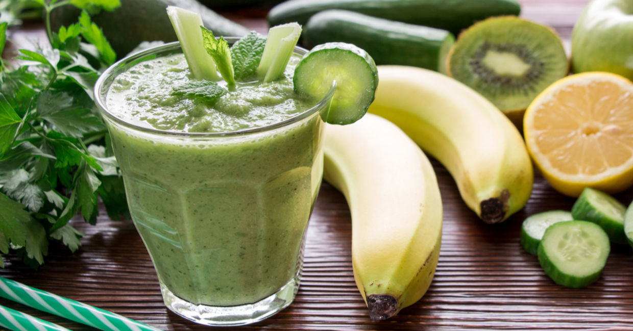 This healthy summer smoothie is refreshing in the heat.