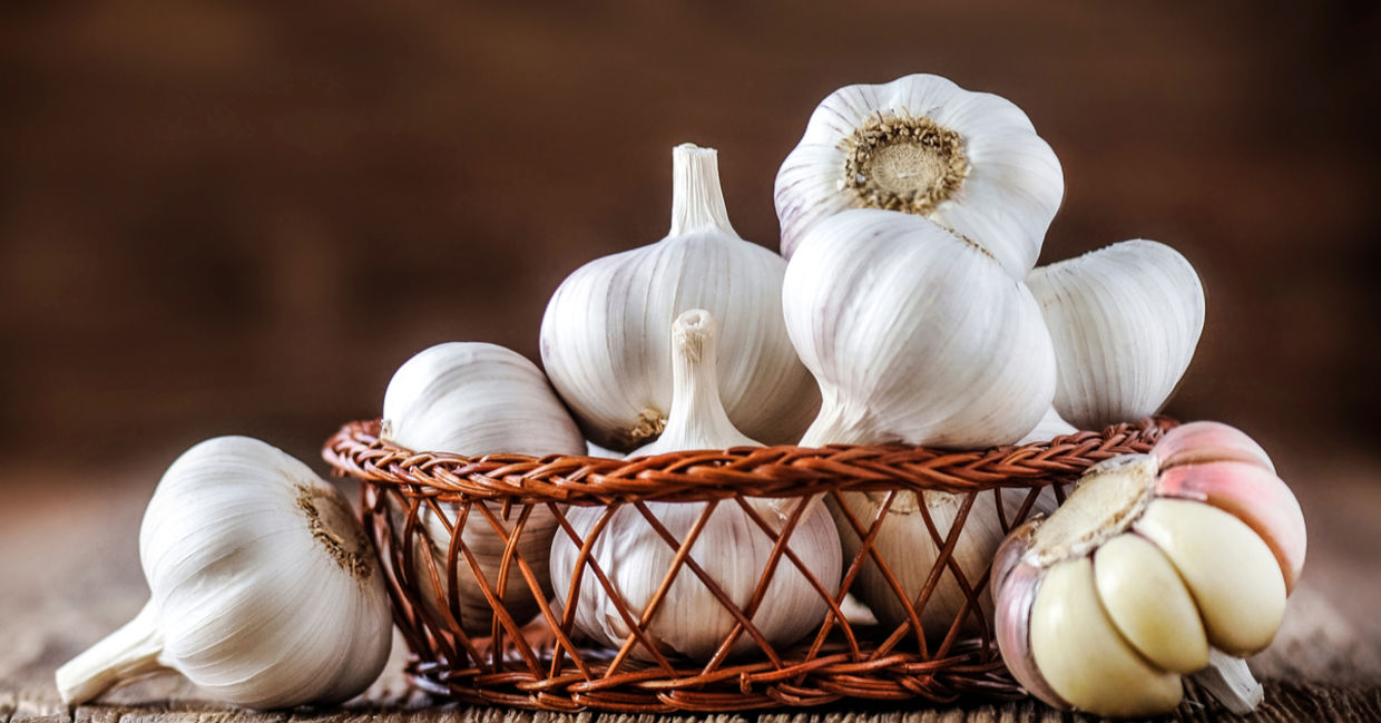 Garlic contains one of the top antioxidants.