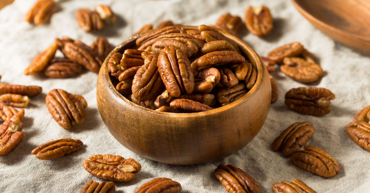 Pecans are chock full of antioxidants.