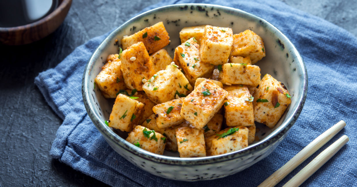 Stir Fried Tofu is full of calcium.