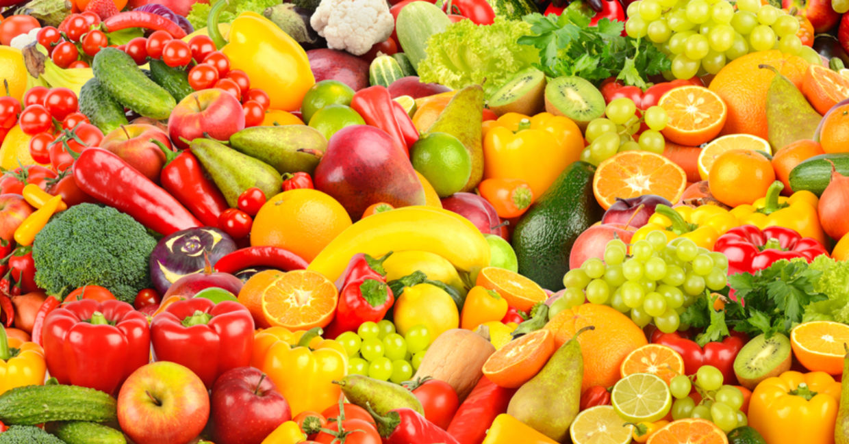 Eating a wide variety of fruits and vegetables is good for the gut and skin microbiomes.