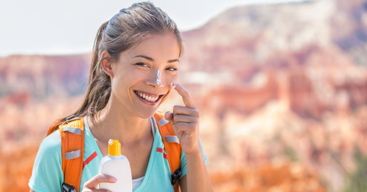 Use sunscreen before you exercise.