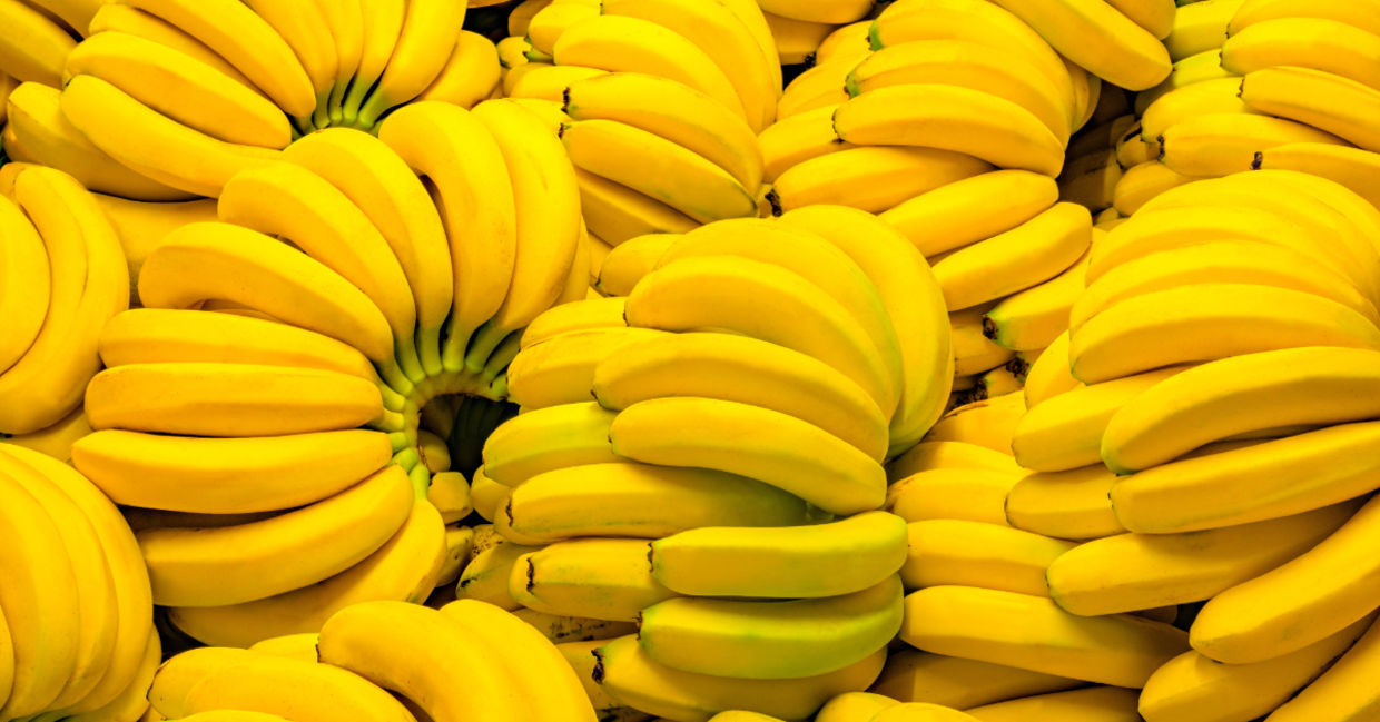 Ripe yellow bananas are packed full of health benefits.