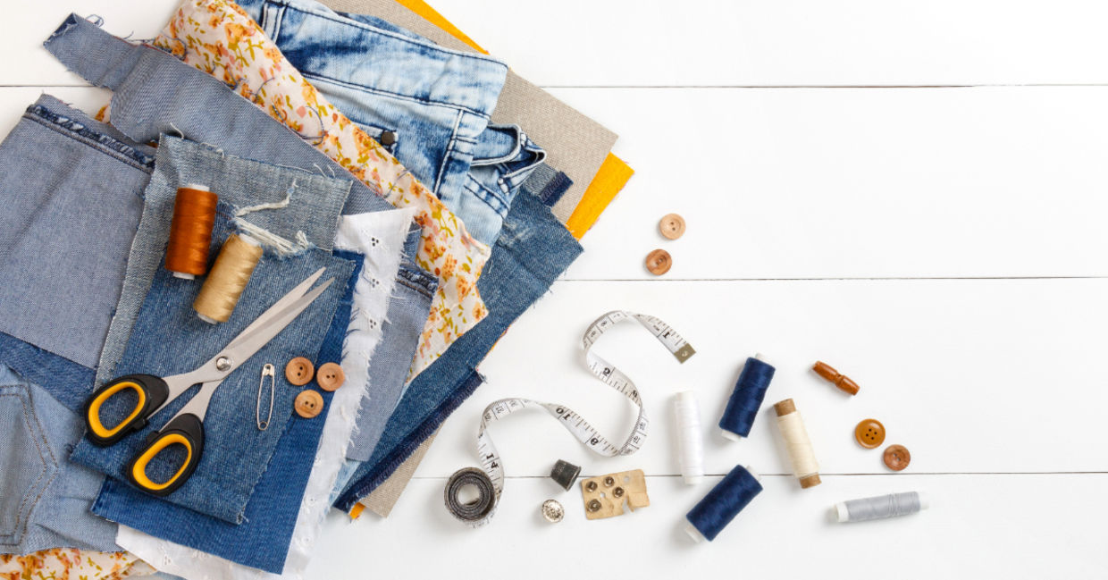 Upcycle your worn clothing into new apparel.