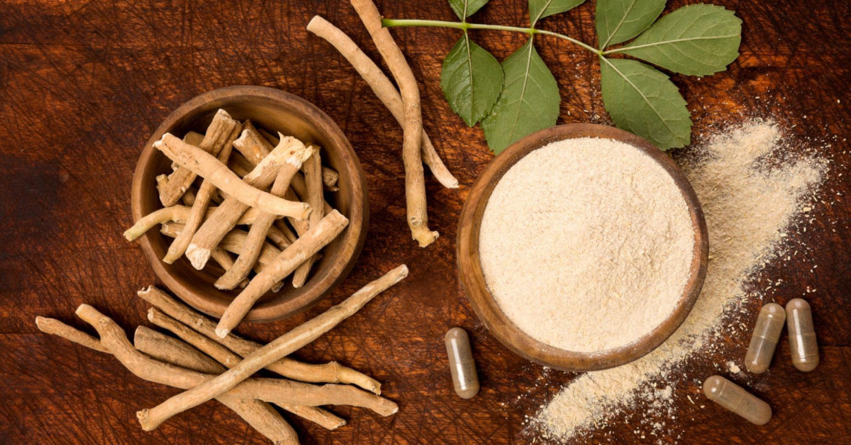 Ashwagandha is a superfood powder and root with healing properties.
