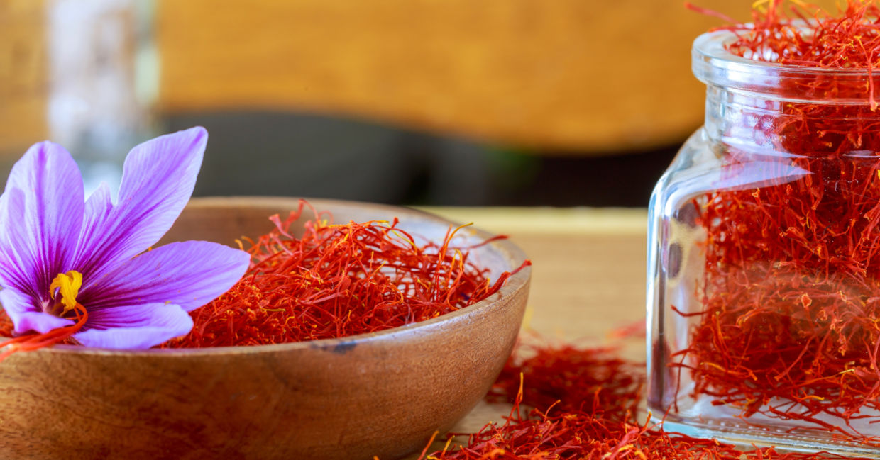 Saffron can help balance your mood.