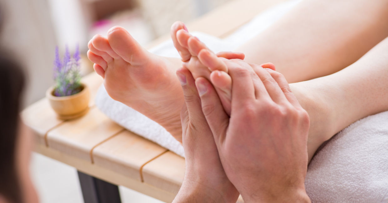 Reflexology foot massages may enhance overall wellbeing.