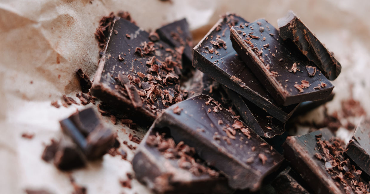Dark chocolate is full of health benefits.