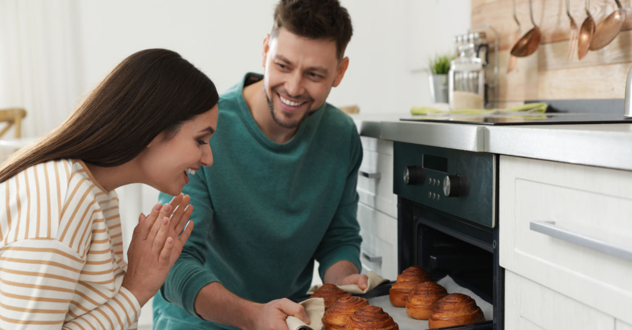 Baking will warm up the kitchen.