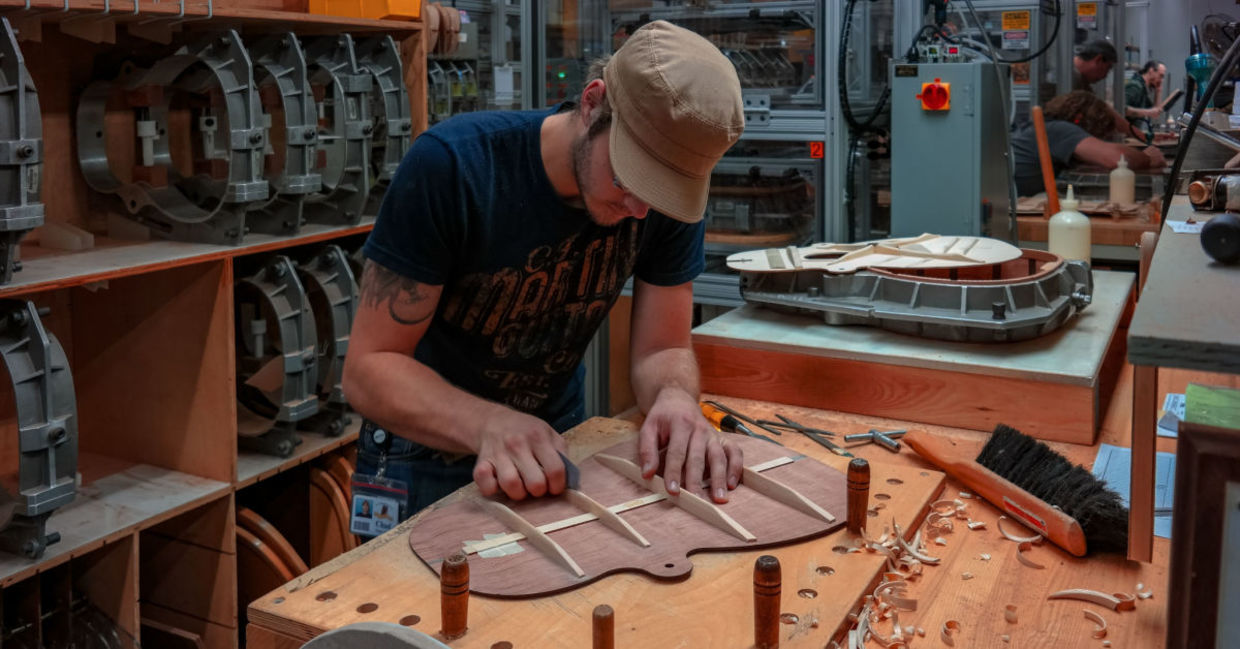 It takes STEM to build a guitar.