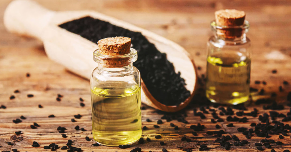 Black cumin seed essential oil.