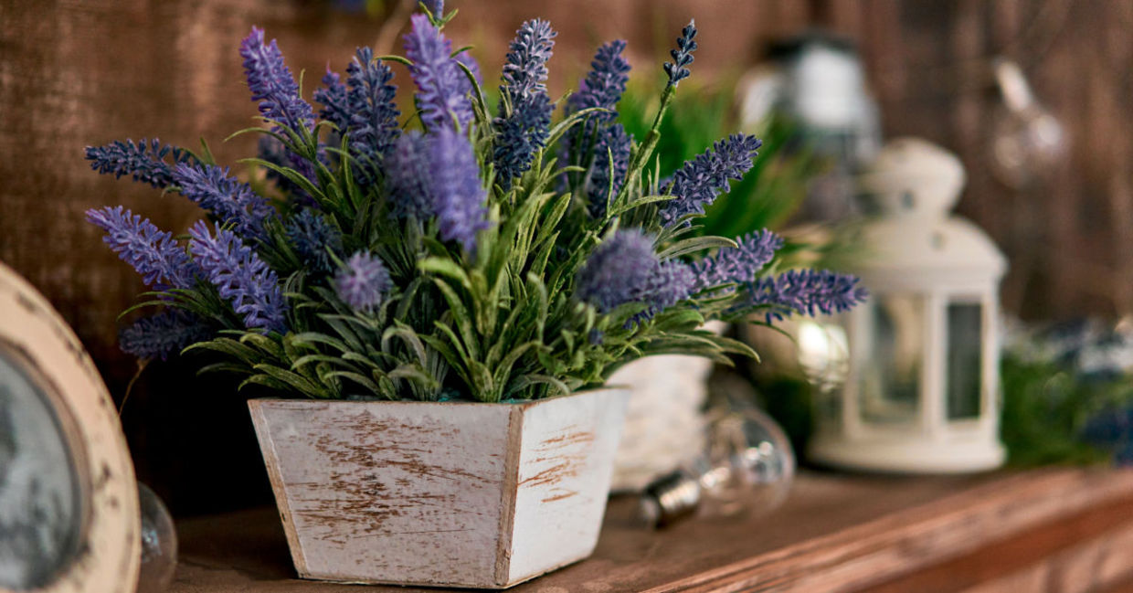 Keep lavender by your bed to help relax you.