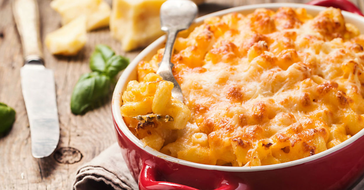Creamy mac and cheese is the best comfort food.