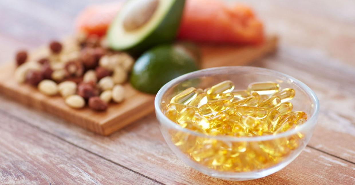 Omega-3 supplements and foods which contain omega-3.