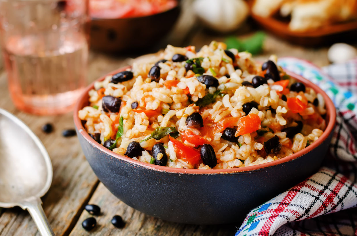 Black beans and rice can help reduce your cholesterol .