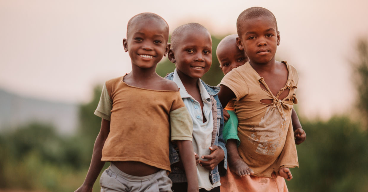 Children from Kenya.