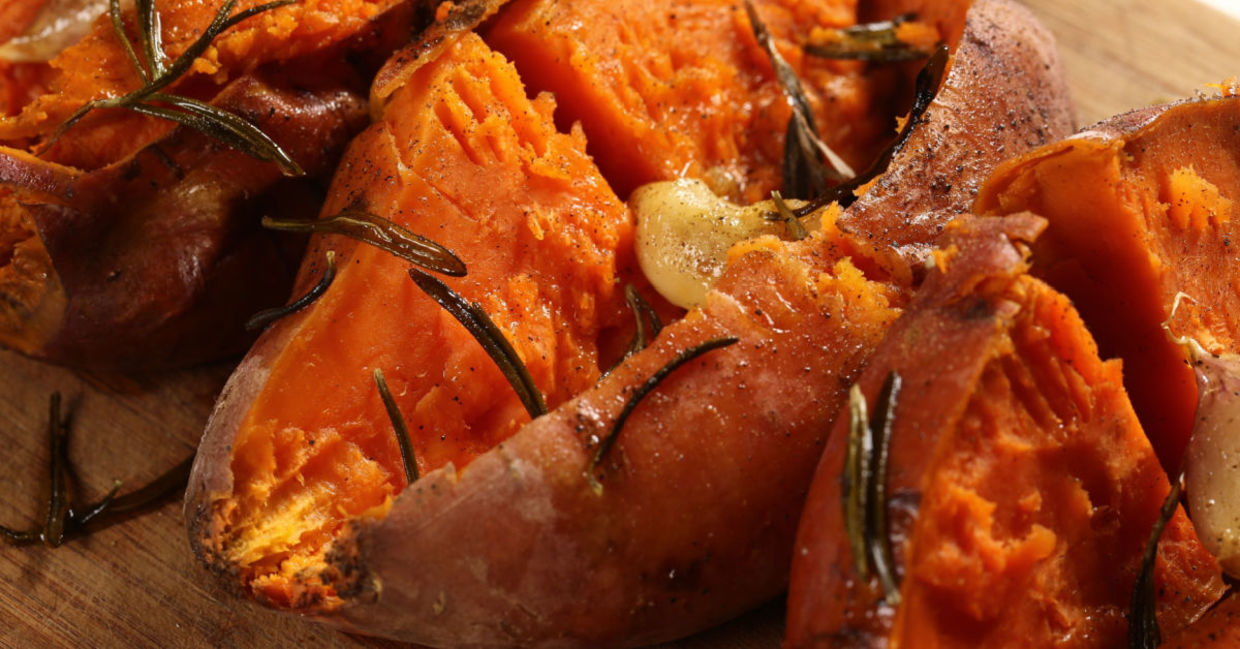 Sweet potatoes are very healthy for you,