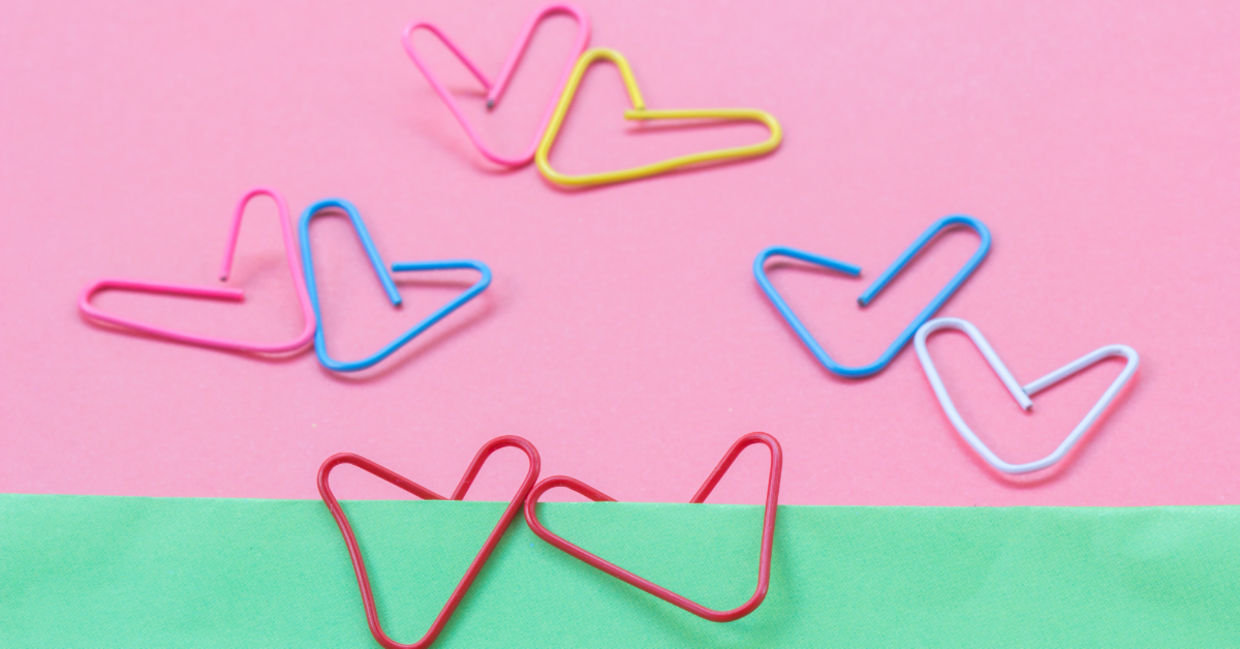Paper clips.