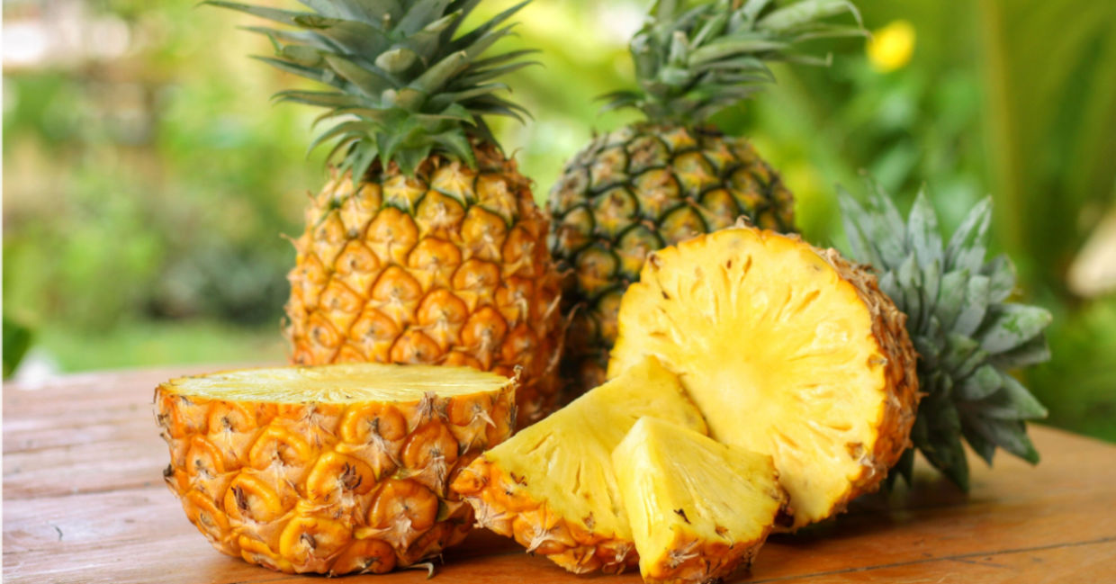 Pineapples are great for your health.