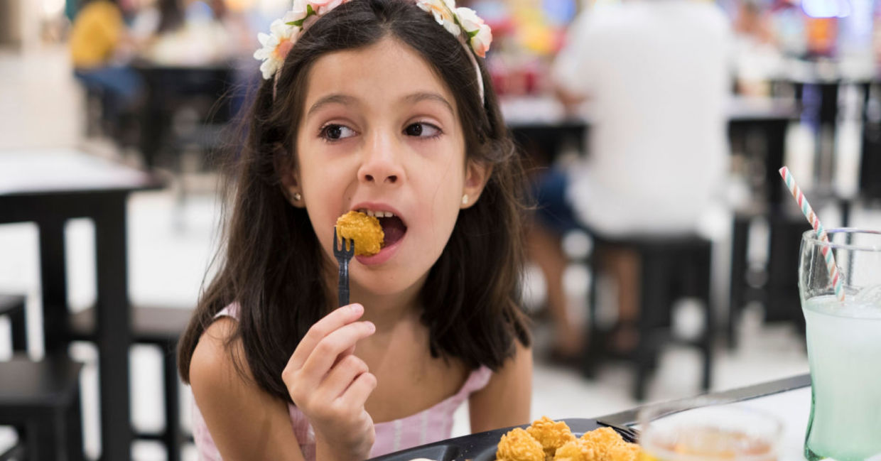 chicken nuggets are a child pleaser.