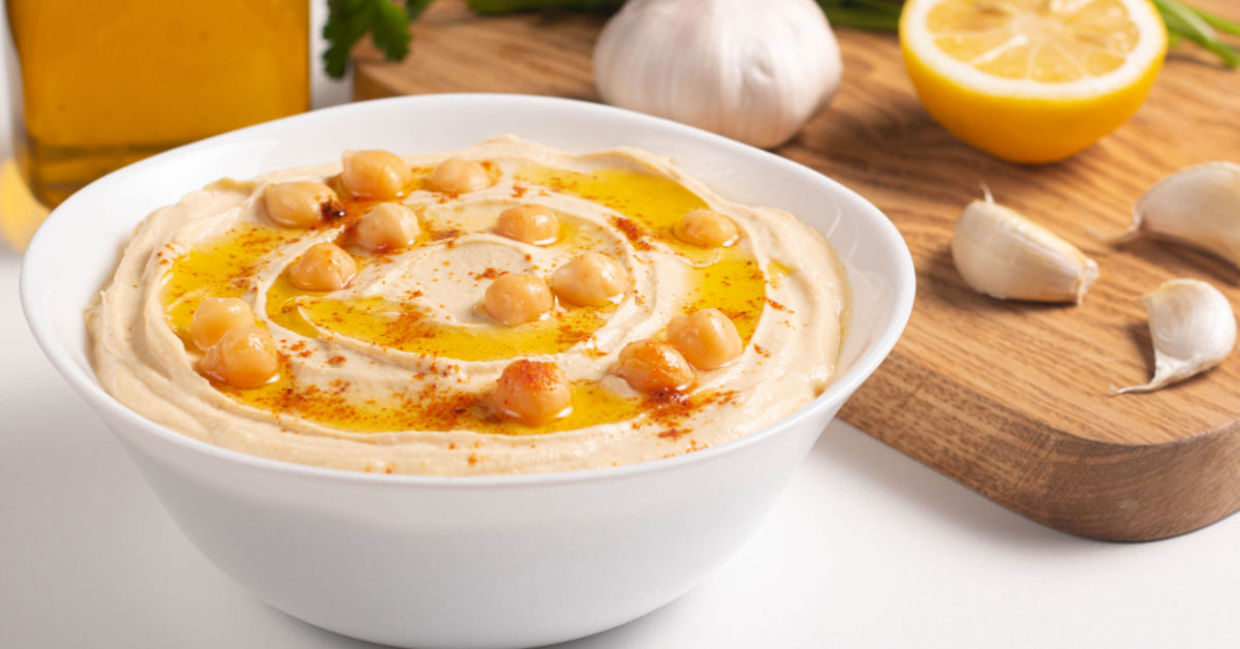 Hummus is a healthy part of any meal.