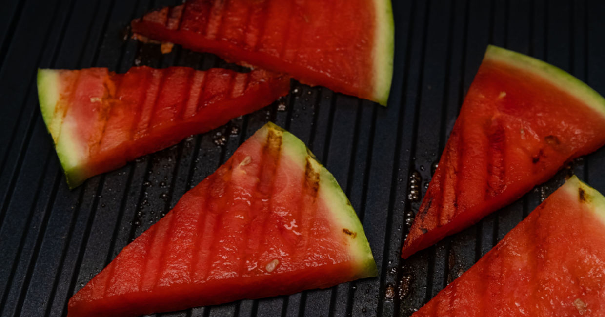 Try grilled watermelon at your next barbeque.