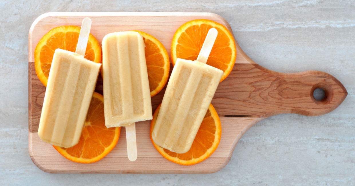Orange creamsicles are a summer classic.
