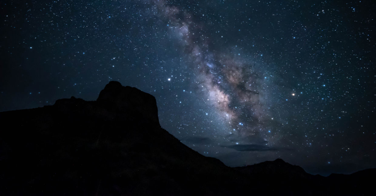 The night sky at Big Bend National Park.