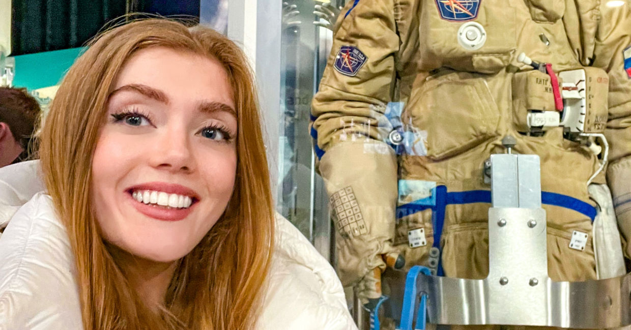 Miss England aspires to be an astronaut.