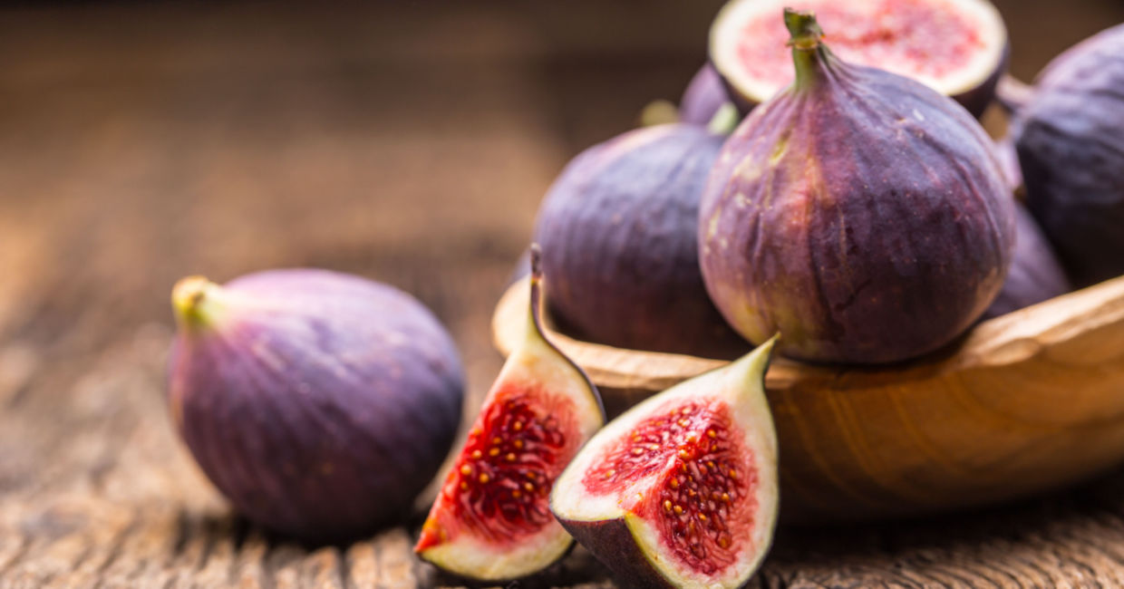 Fresh summer figs.