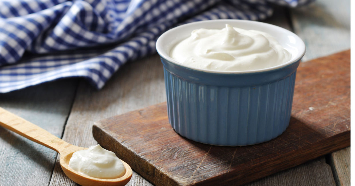 Homemade Greek yogurt is rich in probiotics
