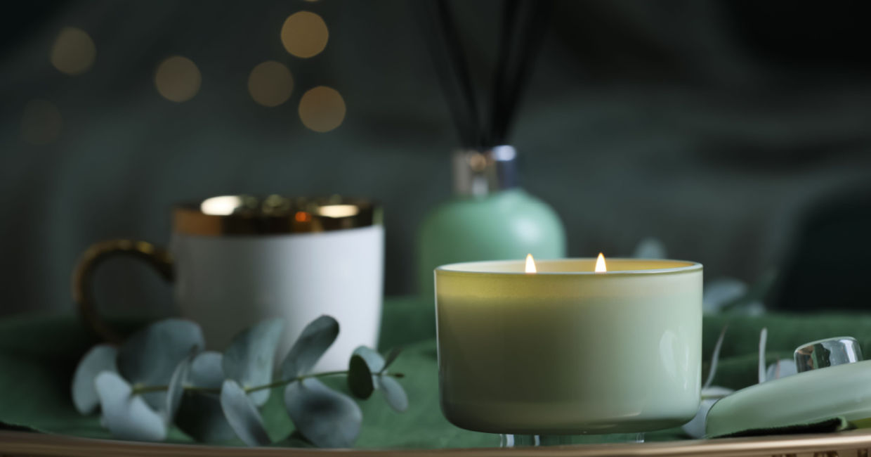 Eucalyptus essential oil candles are good for your mental wellness.