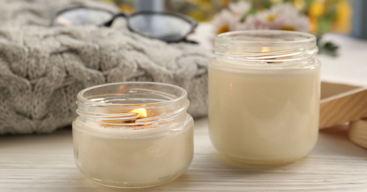 Chamomile scented candles could help calm anxiety.
