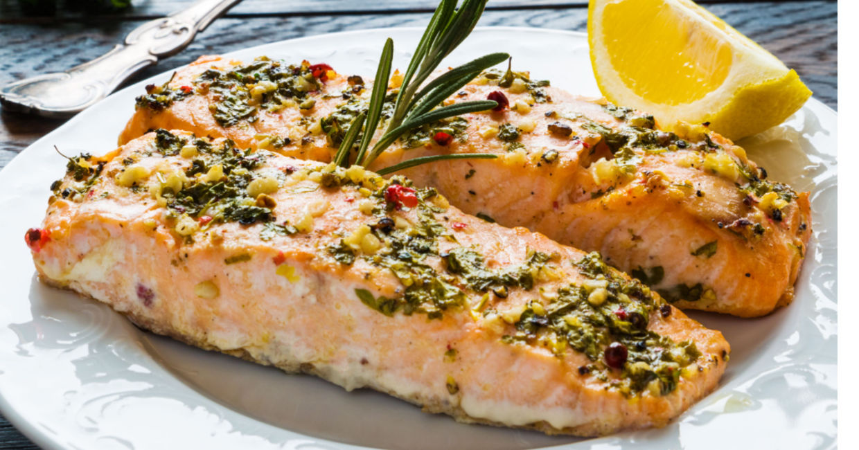 Salmon is full of vitamin B-12mand can help boost your mood.