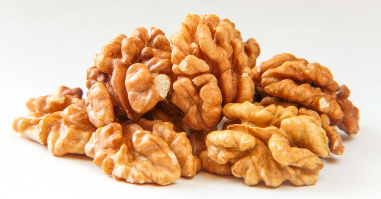 Walnuts are good for brain health.