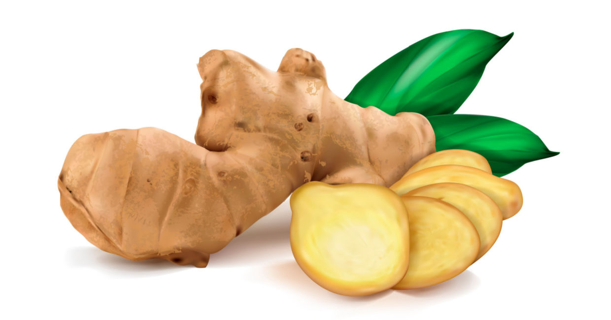 Ginger has many healing properties.